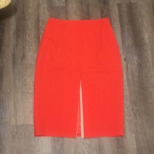 Melon pencil skirt